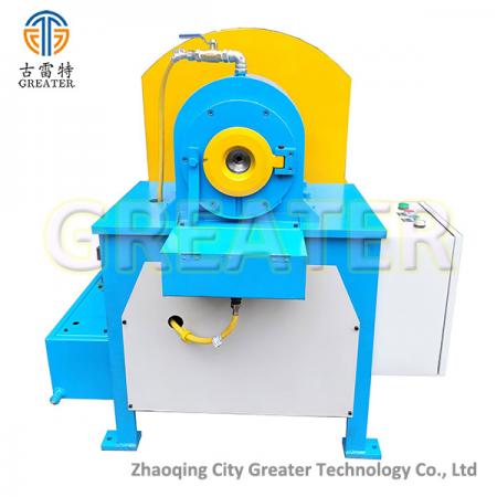 Cartridge heater swaging machine for tubular heating elements