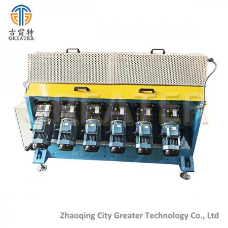 New design 12 group roller reducing machine for tubular heater