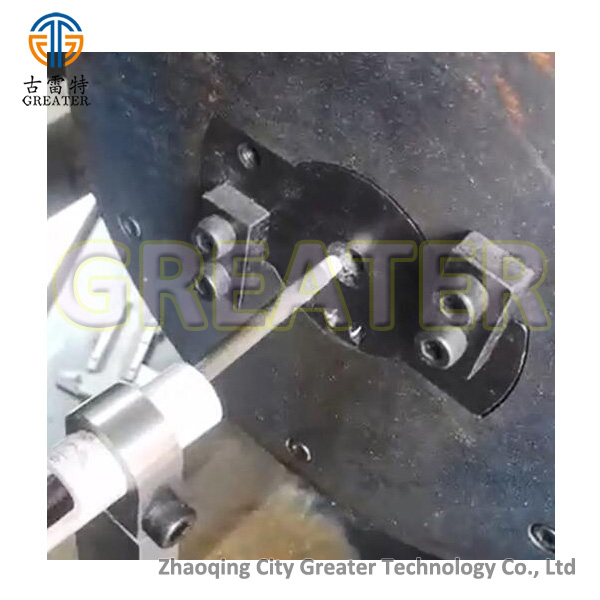 heater end swaging machine